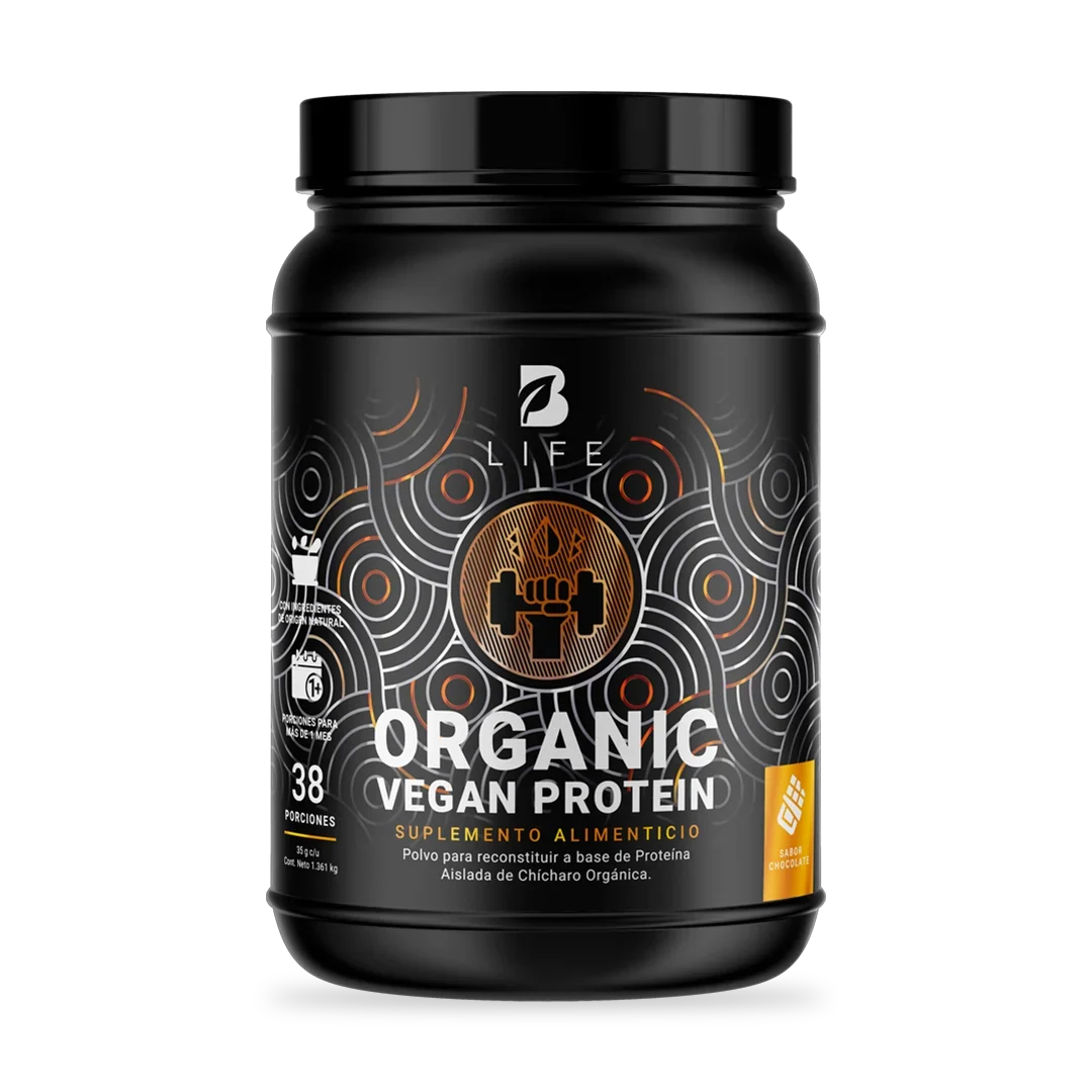 Proteína Orgánica Vegana sabor Chocolate| Sin azúcar Añadida