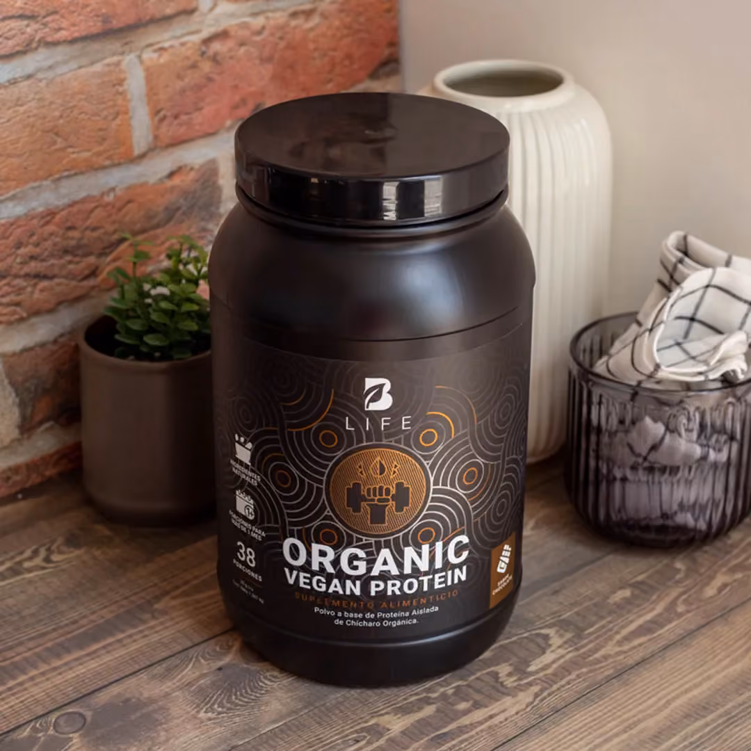 Proteína Orgánica Vegana sabor Chocolate| Sin azúcar Añadida foto 2