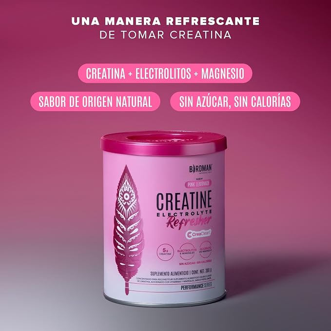 Creatine Refreshers Birdman Limonada Rosa 300 gr foto 2