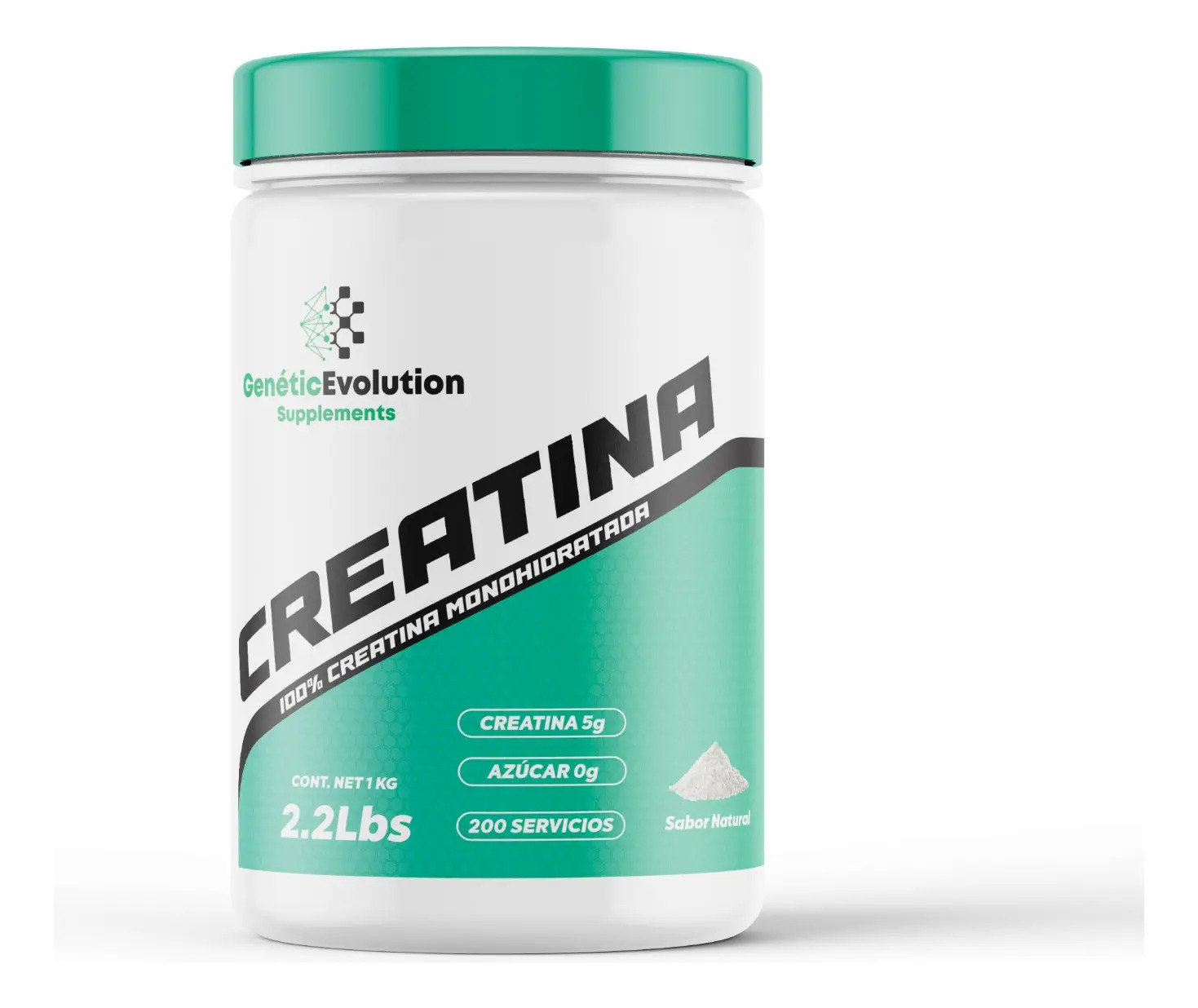 Creatina 1kg Genetic s/sabor