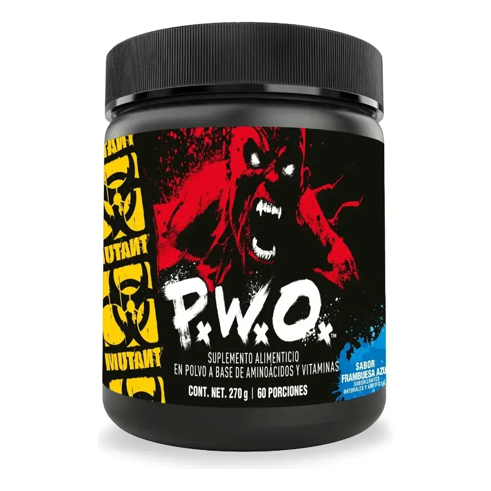 Mutant PWO Pre Entreno 60 Servicios
