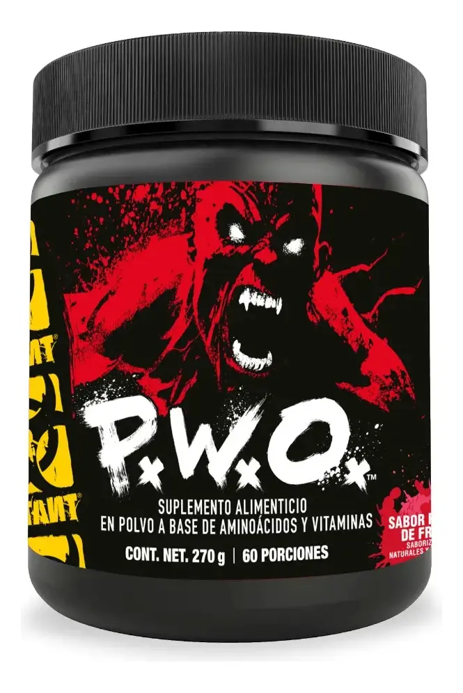 Mutant PWO Pre Entreno 60 Servicios