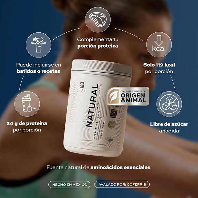 Proteína Whey Natural | Sin Sabor | Sin colorantes artificiales | foto 4