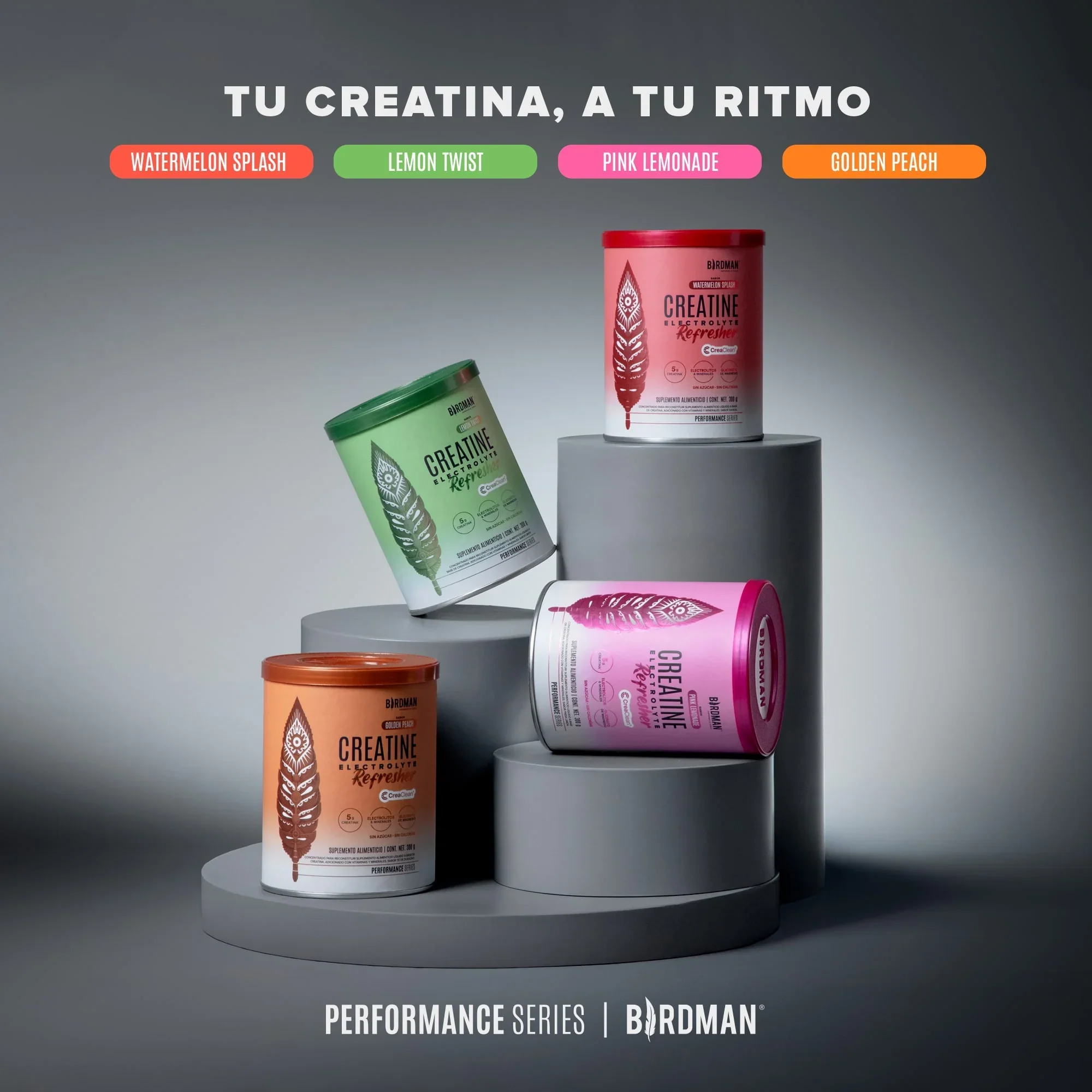 Creatine Refreshers Birdman Limonada Rosa 300 gr foto 4